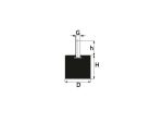 D Tip Lastik Takoz 25x20 Washersuz - Image 2