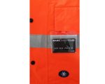 JUNIOR JN1012/P Waterproof Polarli Fosforlu Oxford Parka Orange XXL beden - Image 3