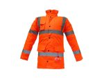 JUNIOR JN1012 Waterproof Fosforlu Oxford Parka Orange L beden