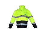 JUNIOR JN1021/2 Waterproof Fosforlu Kolu Cikmali Polarli Pilot Mont Yellow Lacivert S beden