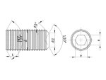M3x6 Setskur Bolt DIN 916 - Image 2